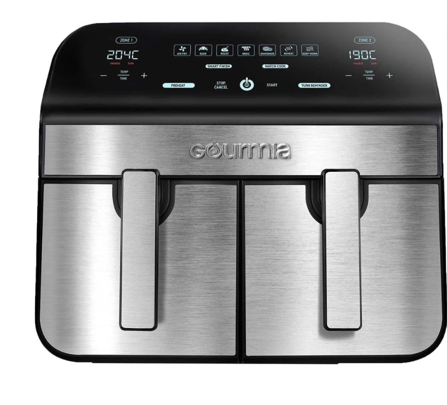 Gourmia Dual Basket Air Fryer