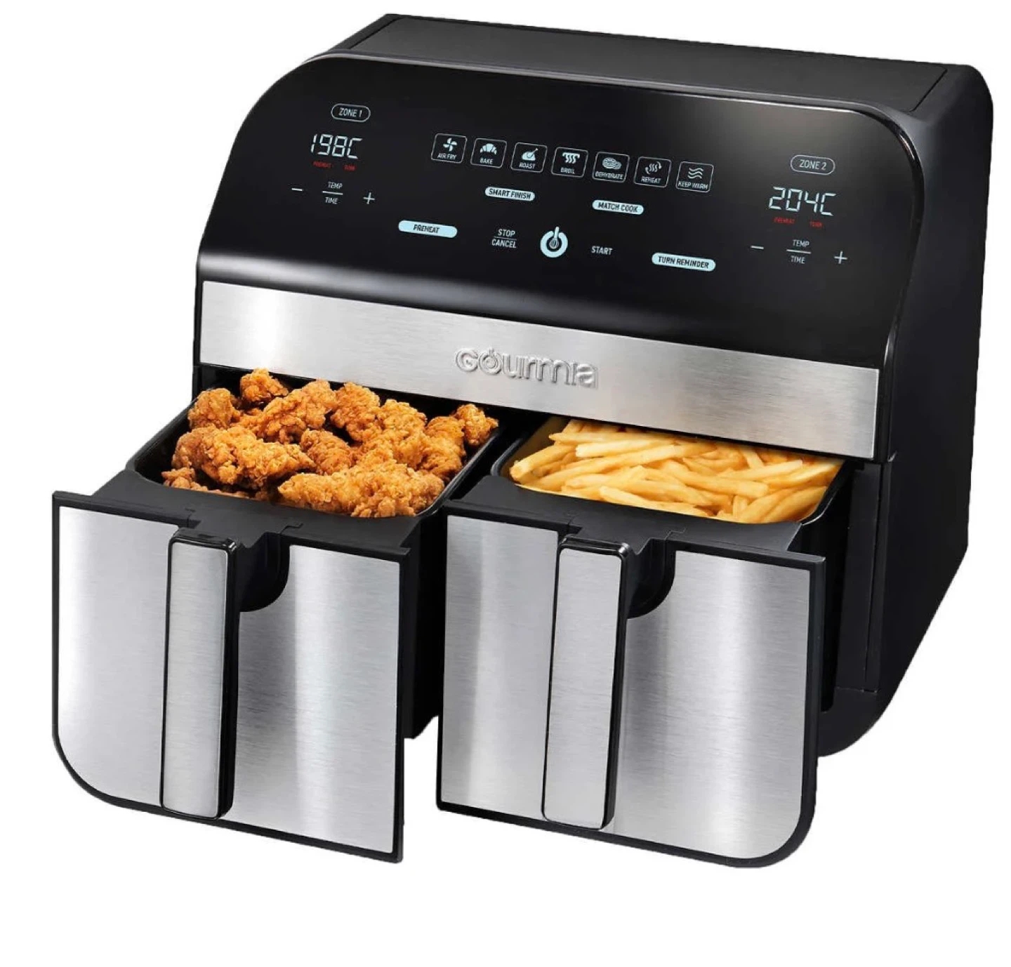 Gourmia Dual Basket Air Fryer - photo 2