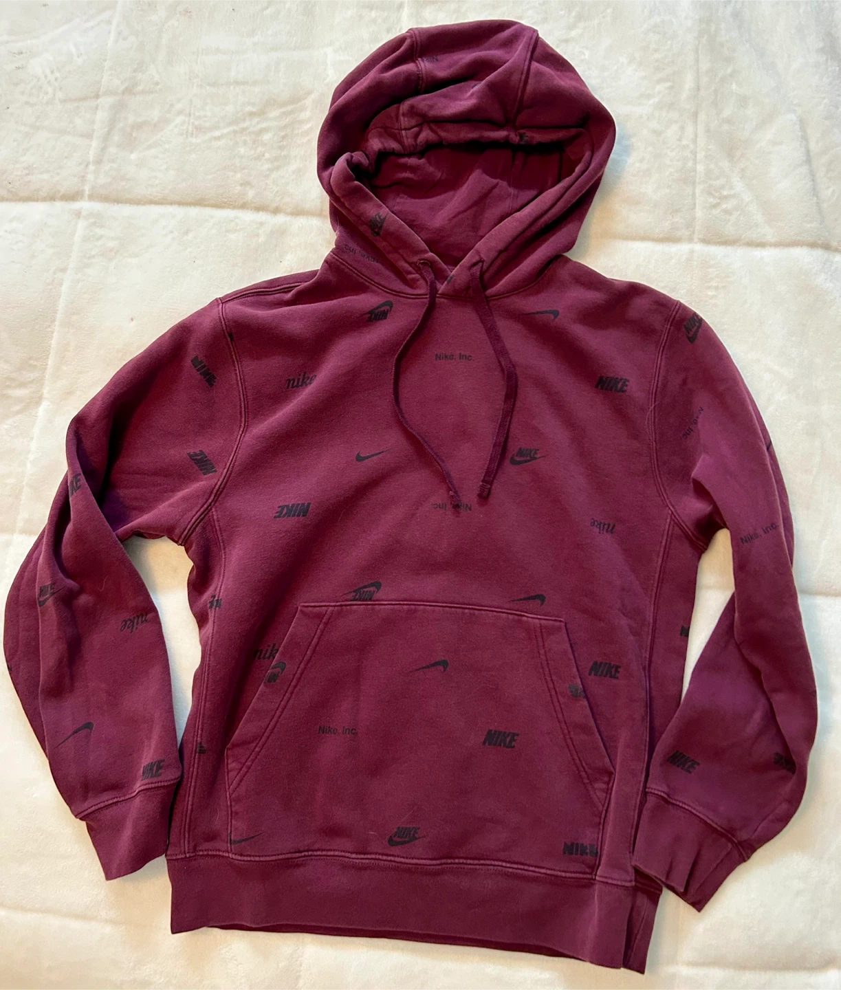 Nike Burgundy Hoodie & Track Pants - photo 3