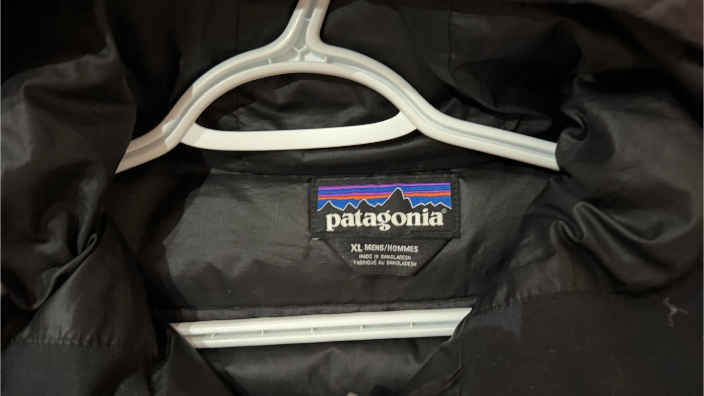 Patagonia Down Puffer Jacket XL Black - photo 3