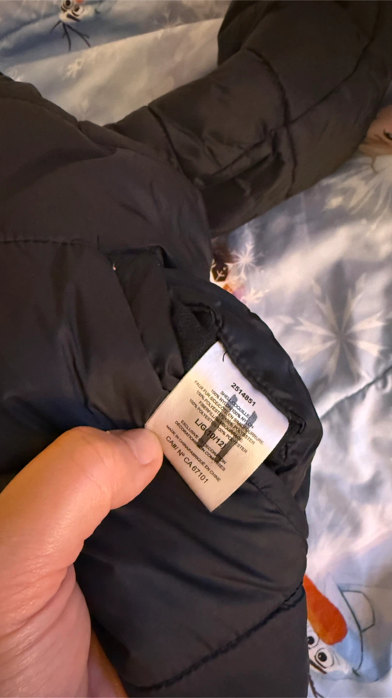 Eddie Bauer Black Puffer Jacket (L/G 10/12) - photo 2