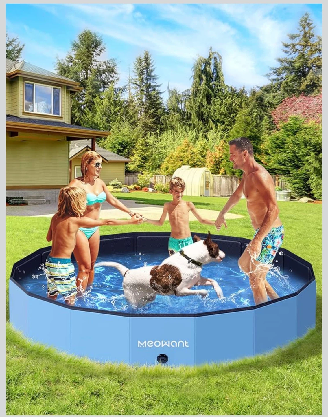 Meowant Foldable Dog Bathing Pool, XL - photo 3