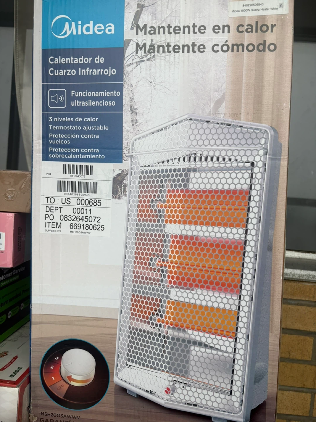 Midea Infrared Quartz Heater - Brand New - photo 2