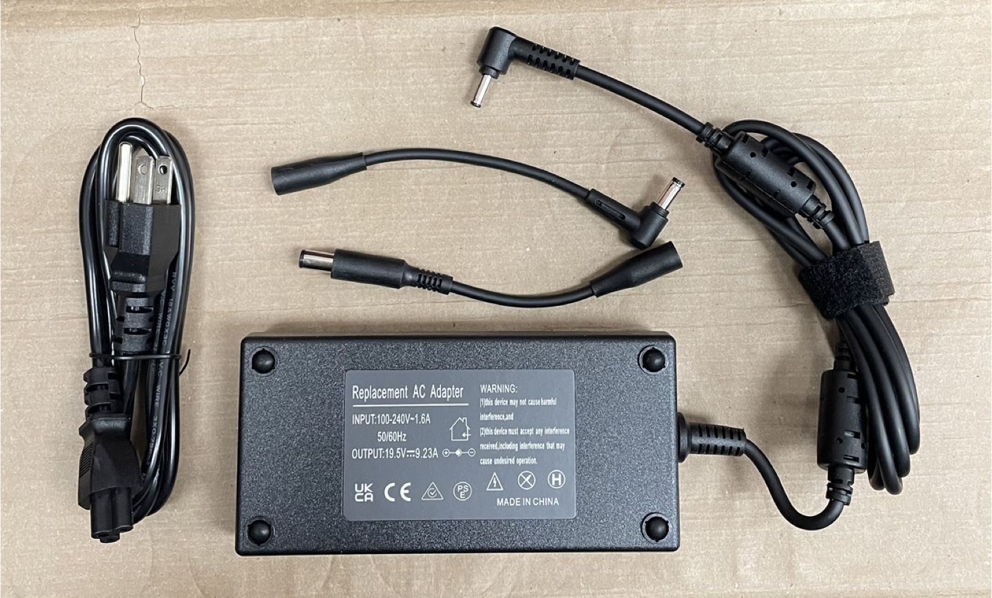 Replacement AC Adapter with Connectors