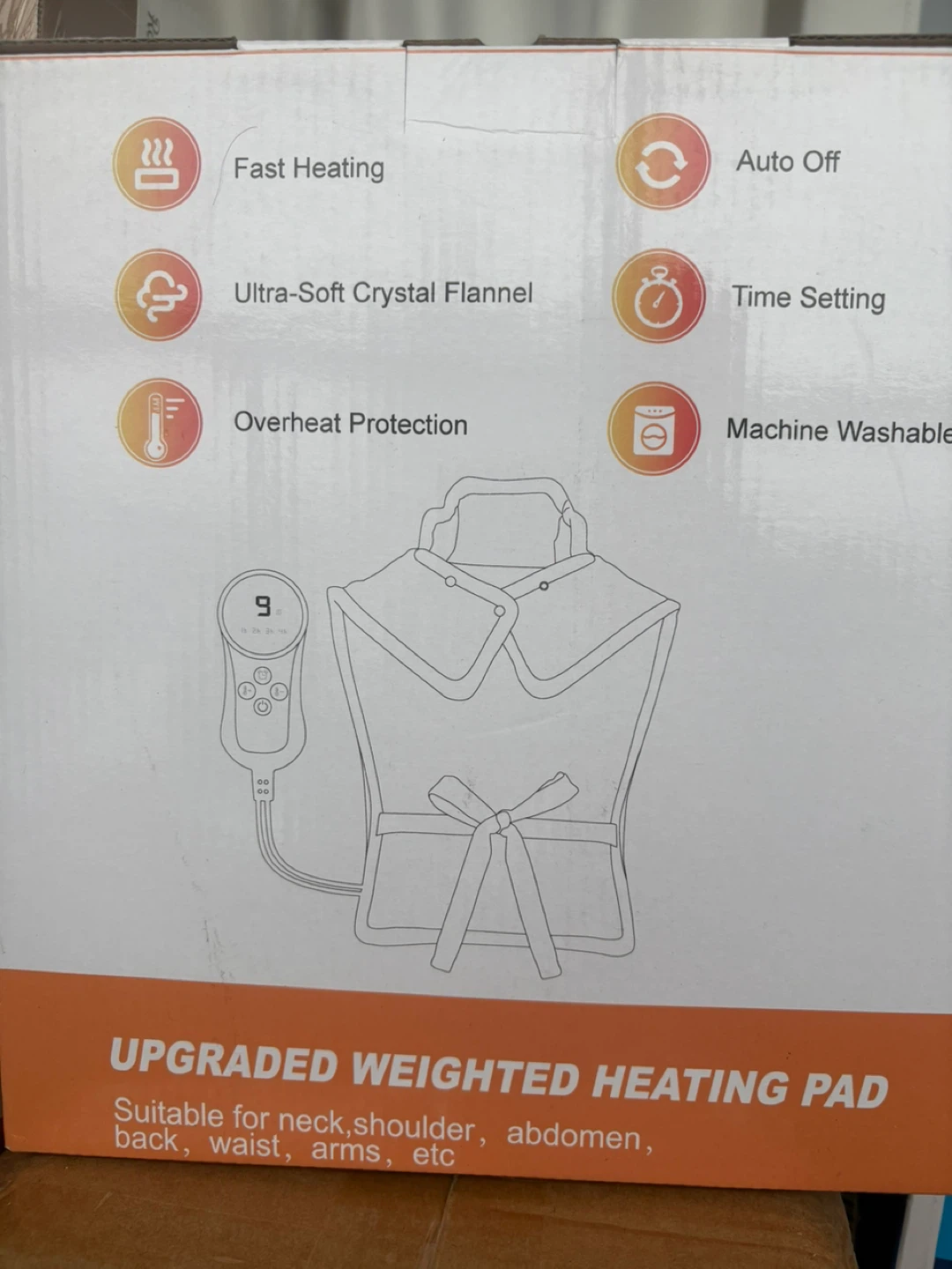 Weighted Heating Pad for Neck & Shoulder - photo 2