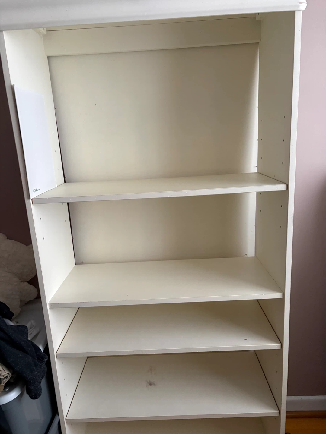 White Bookshelf