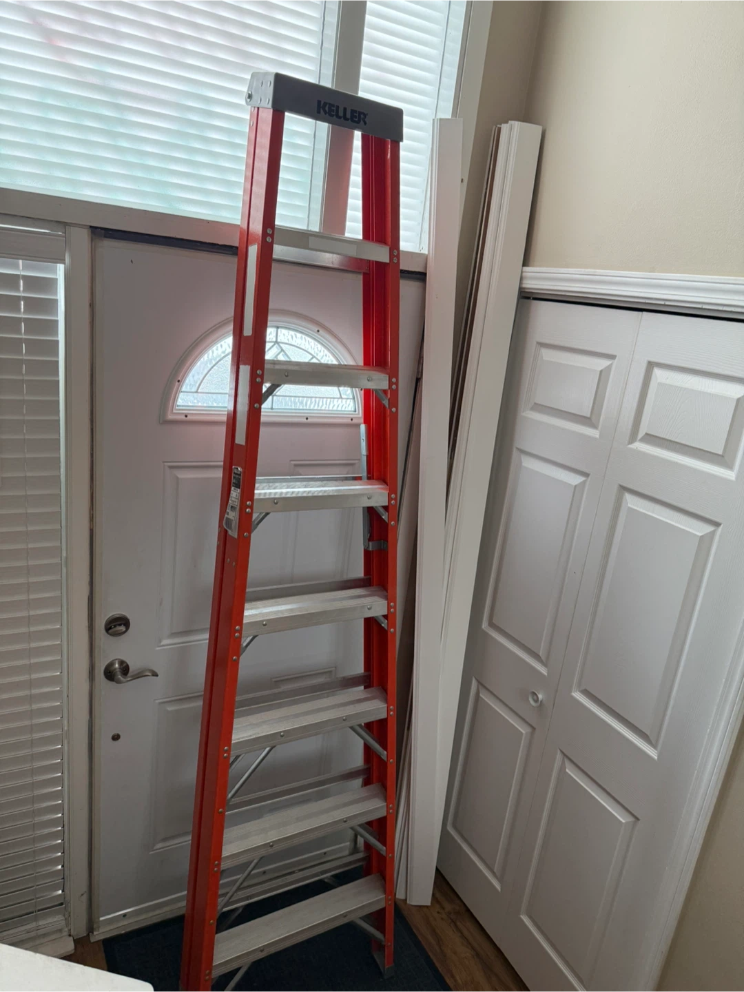 Keller 8 ft. Fiberglass Step  Ladder - Extra Heavy Duty