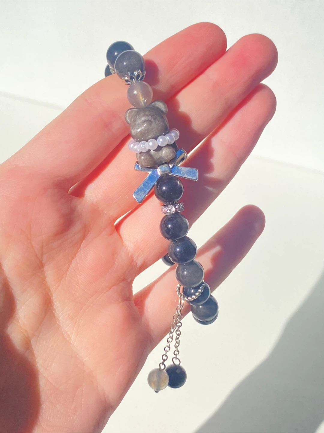 Silver Obsidian Bracelet - photo 2