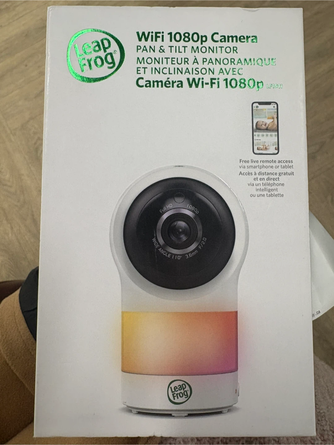 New sealed in box - LeapFrog WiFi 1080p Pan & Tilt Camera LF1911 - photo 3