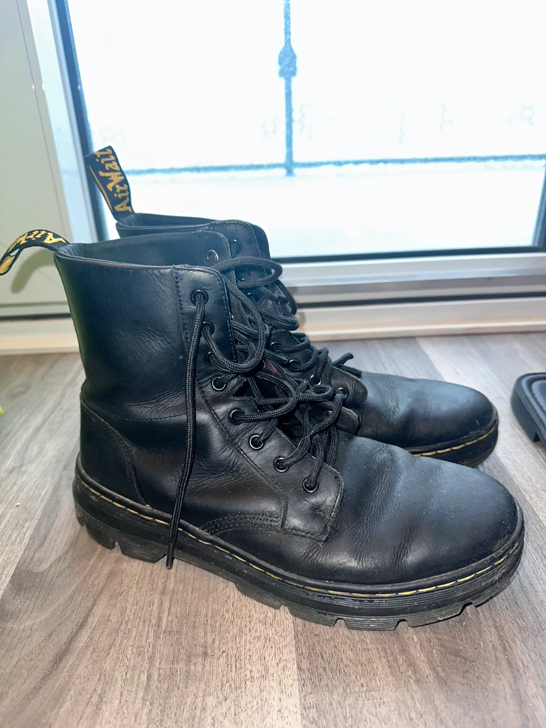 Dr. Martens Combs Leather Boots, US 10