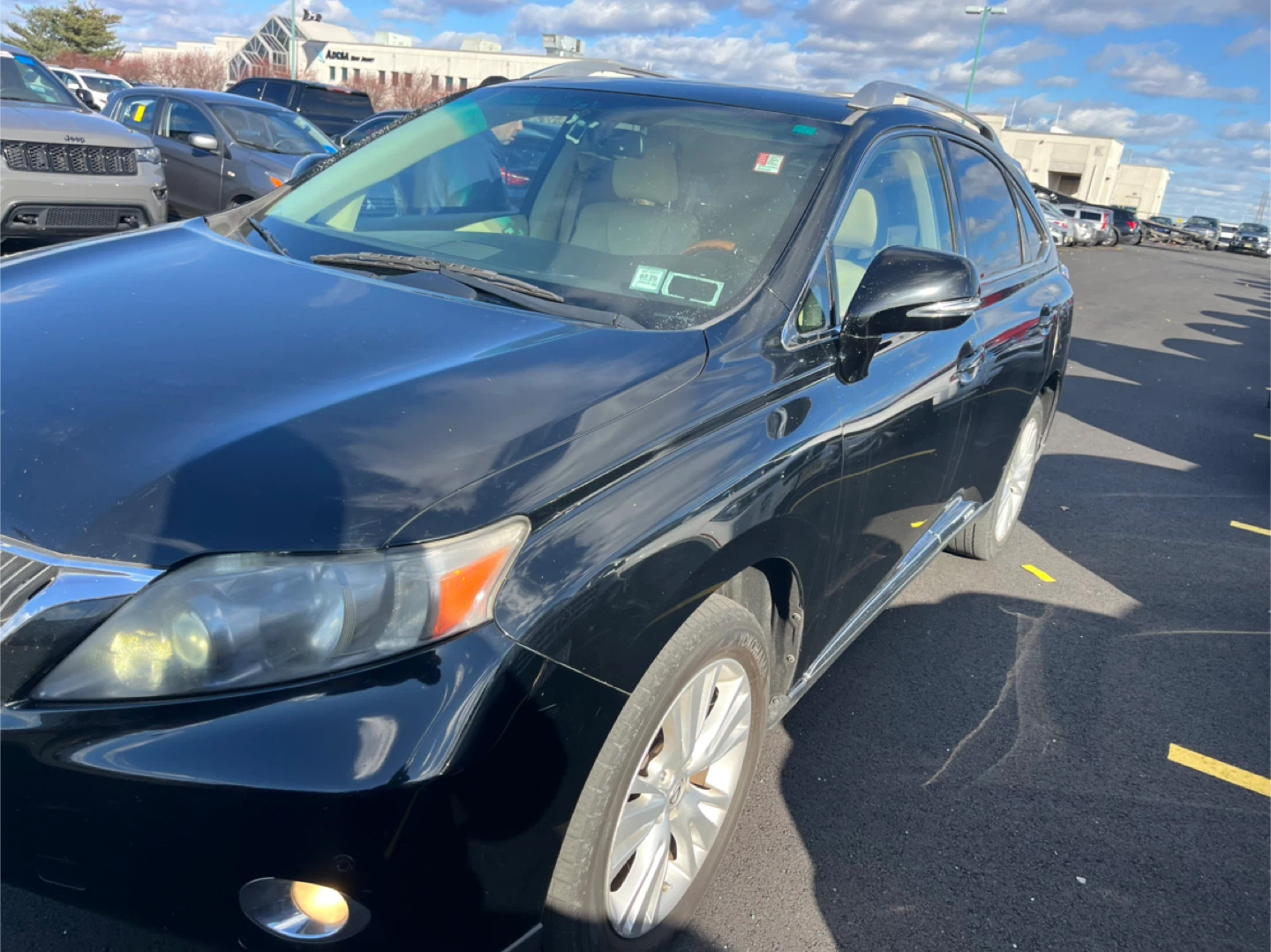 Black Lexus RX 450 suv