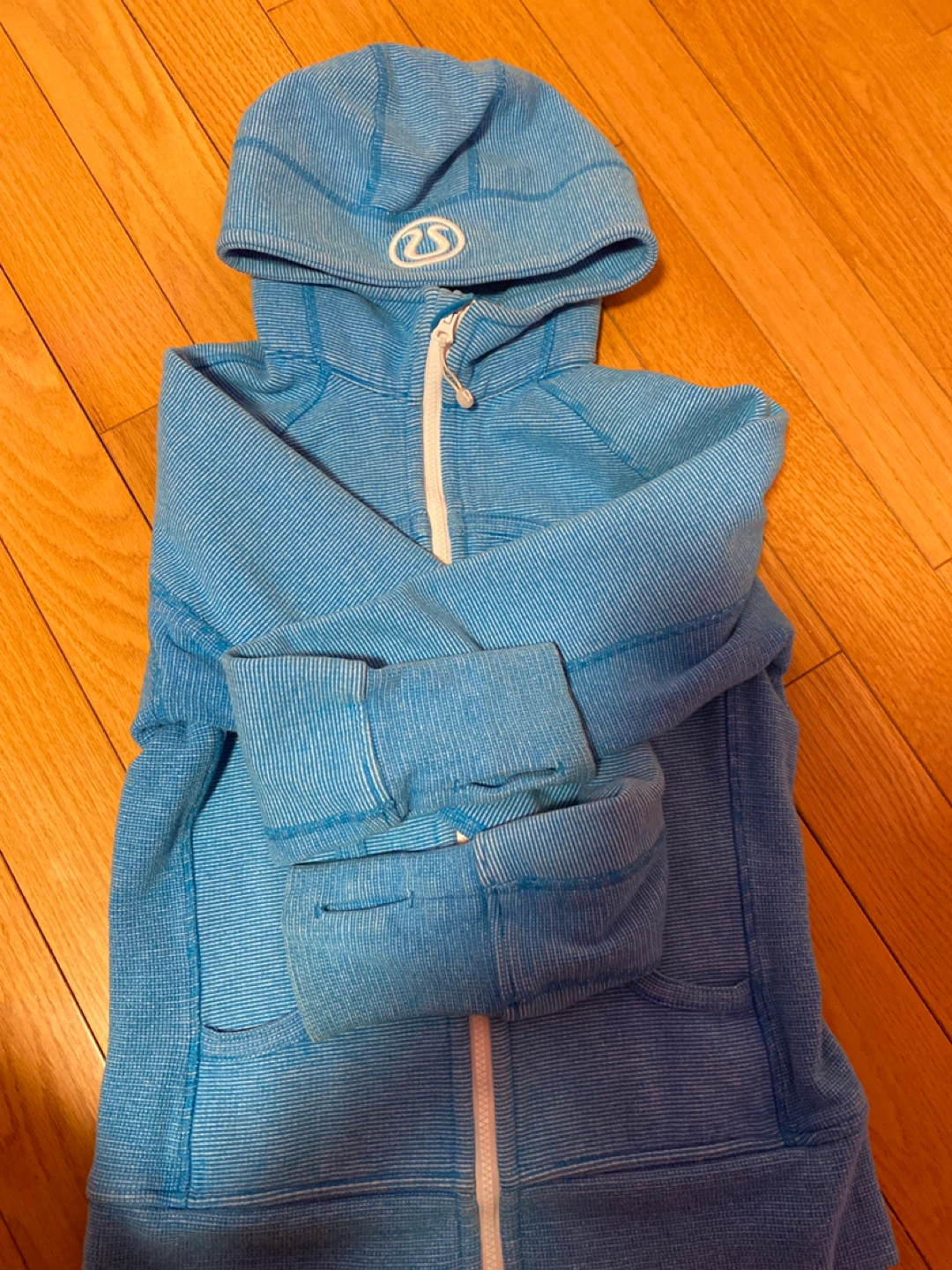 Vintage Lululemon Blue Scuba Hoodie - photo 3