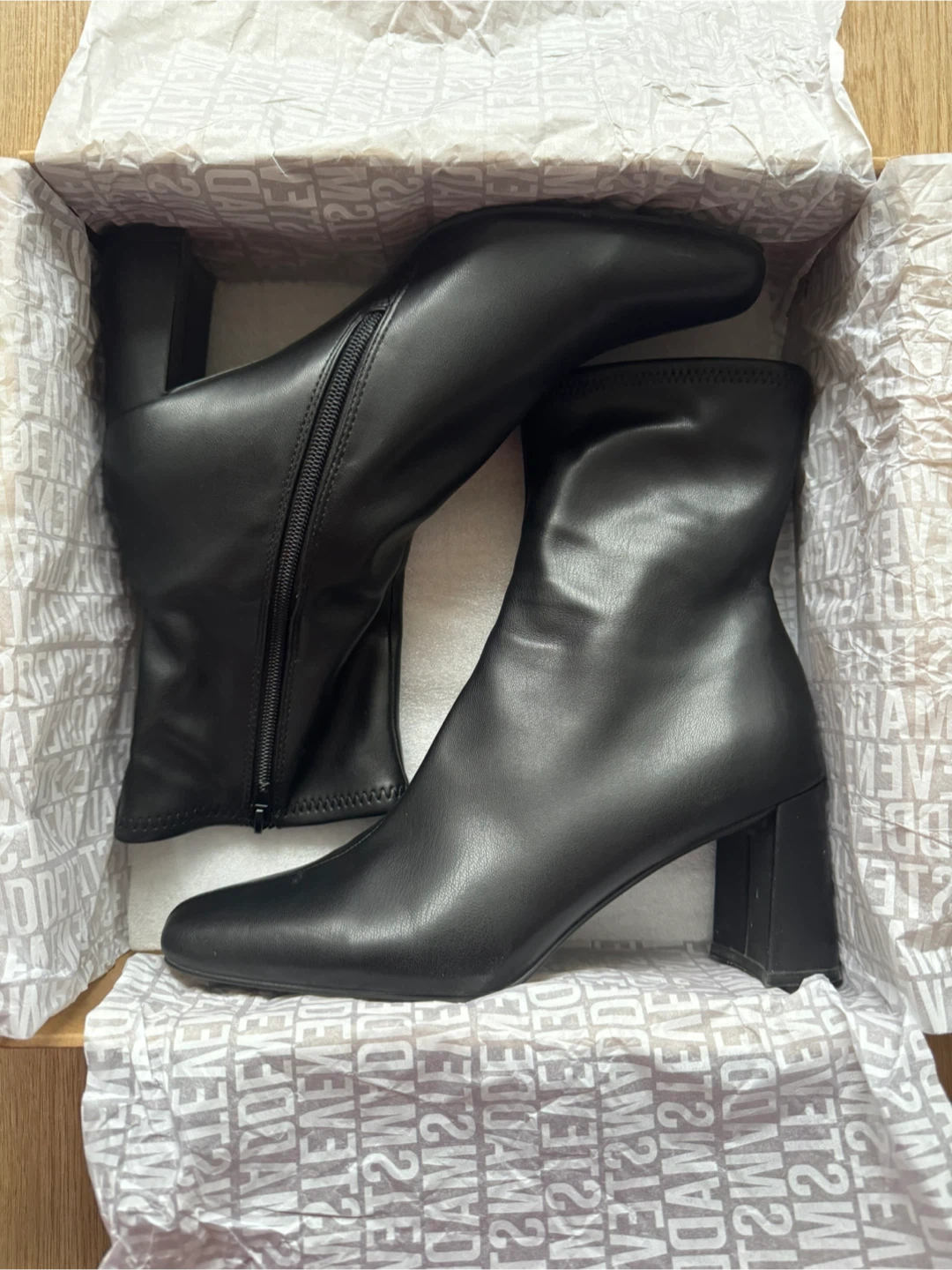 Steve Madden Hush Black Booties - Size 9