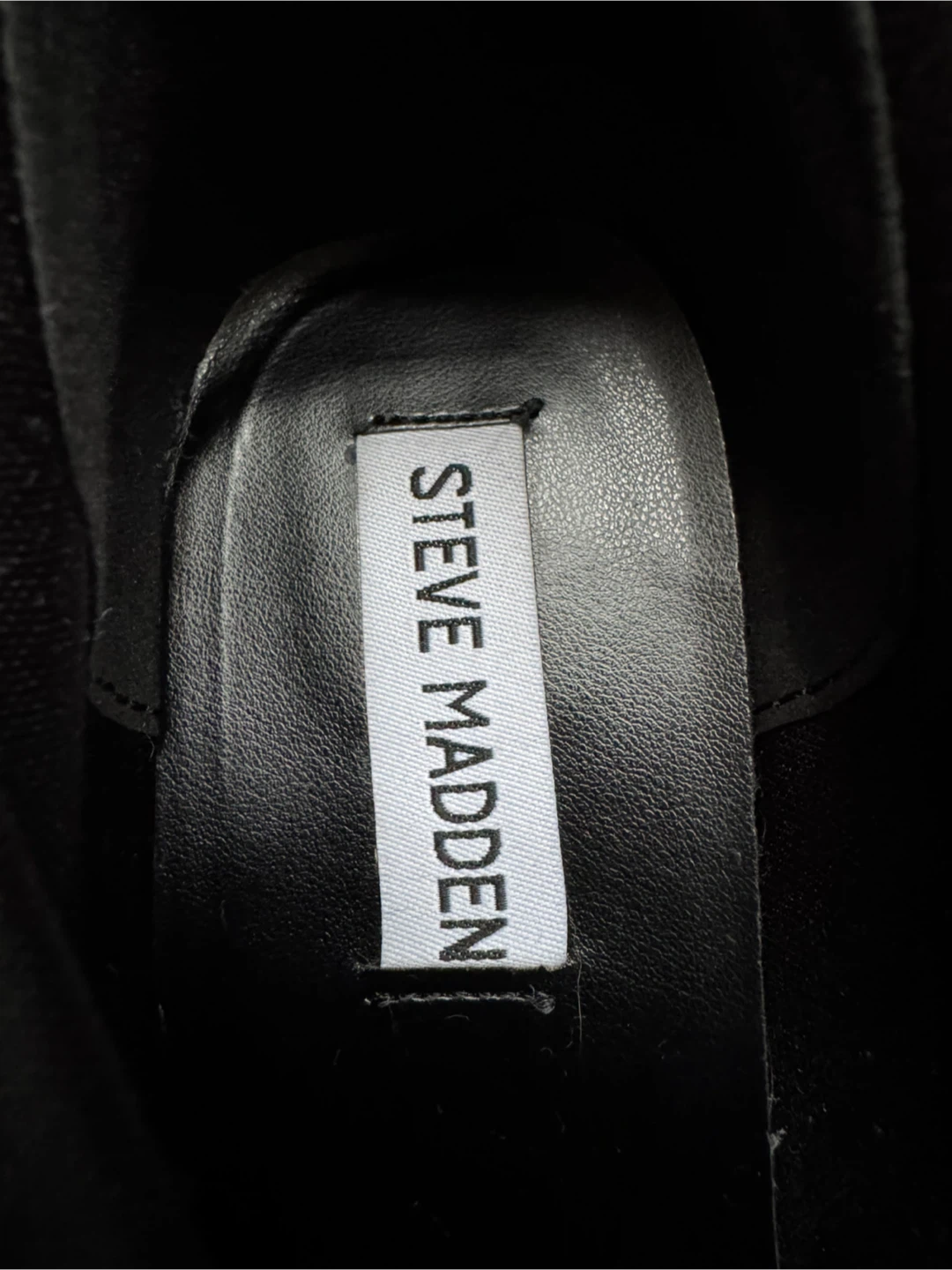 Steve Madden Hush Black Booties - Size 9 - photo 2