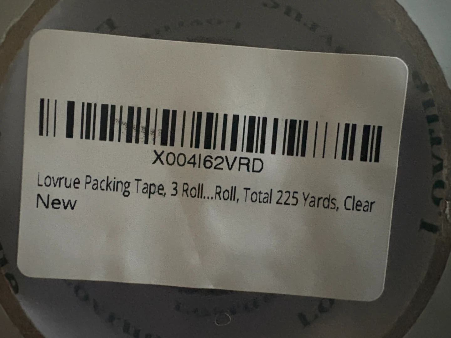 New Lovrue Packing Tape 3 Rolls, 225 Yards Clear - photo 3