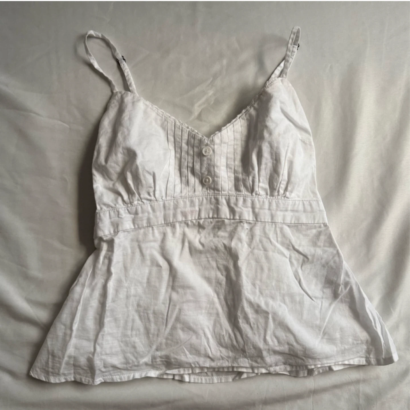 Hollister White Tank Top - Size XS
