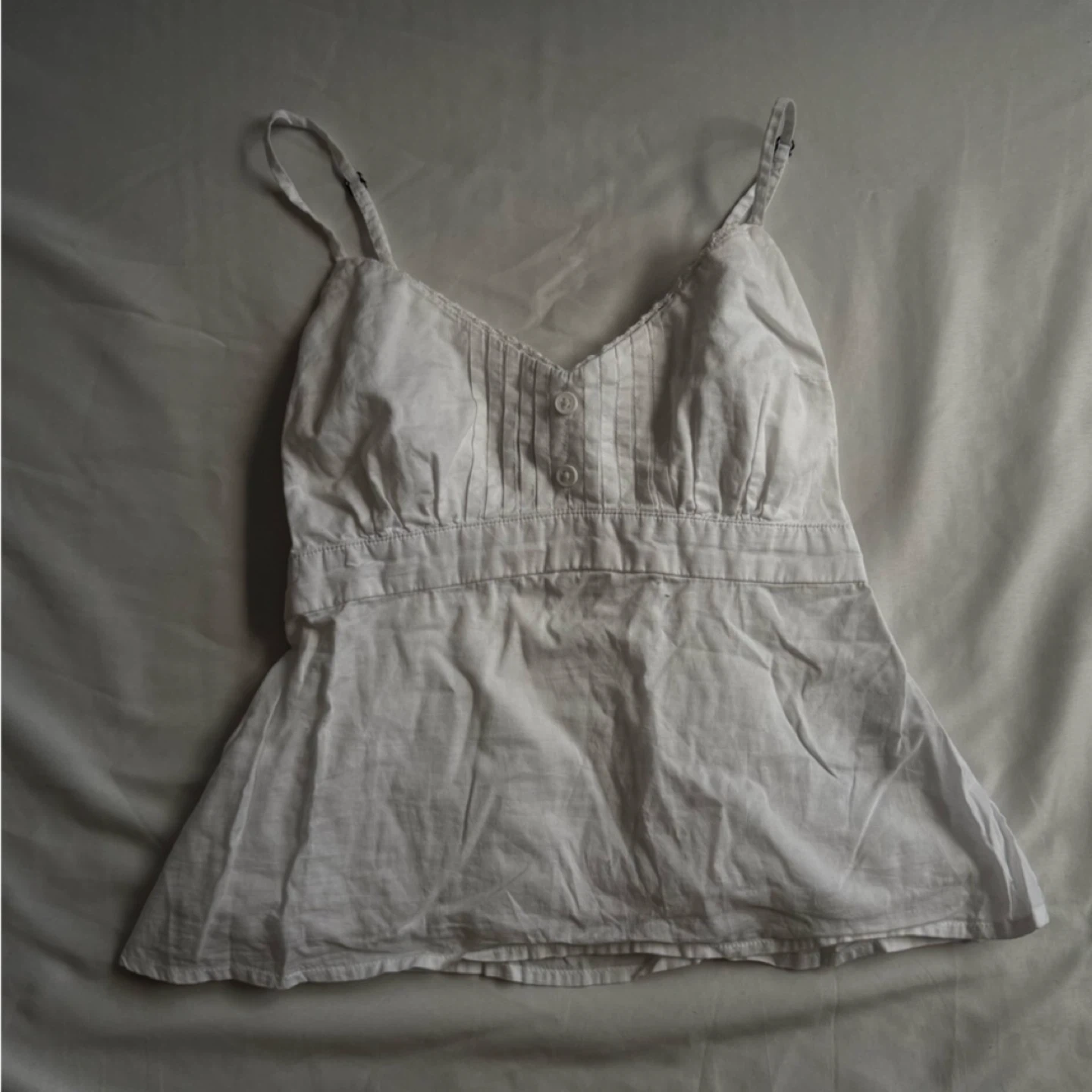 Hollister White Tank Top - Size XS - photo 2