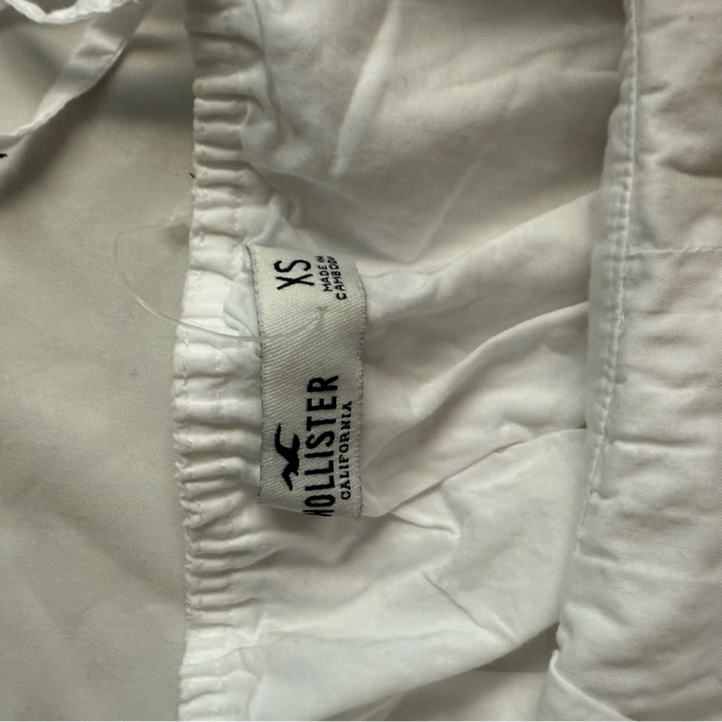 Hollister White Tank Top - Size XS - photo 3