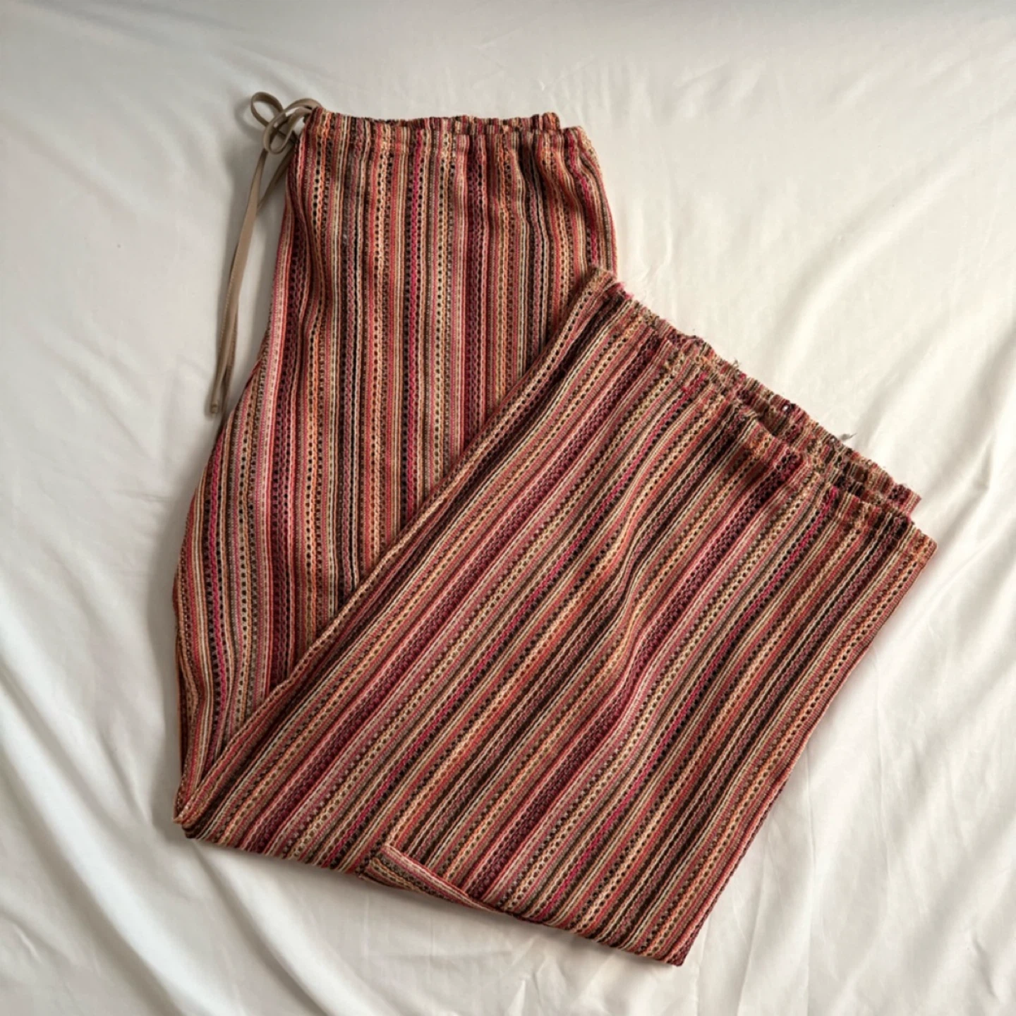 Striped Knit Pants - Size M
