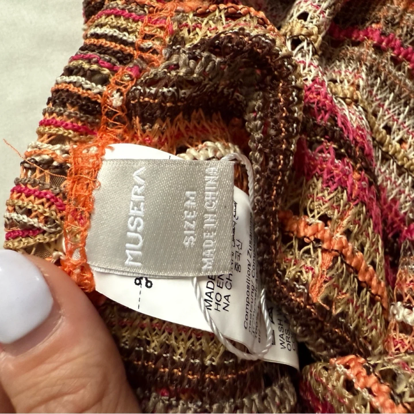 Striped Knit Pants - Size M - photo 4