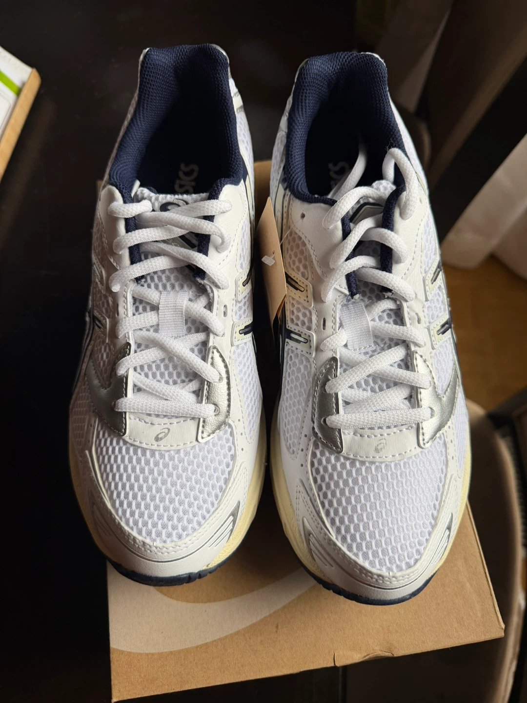 Asics Gel-1090 White/Midnight Running Shoes - photo 4
