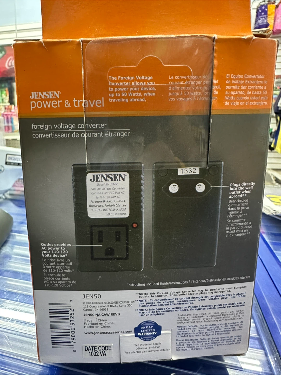 Jensen Foreign Voltage Converter - Like New! - photo 3