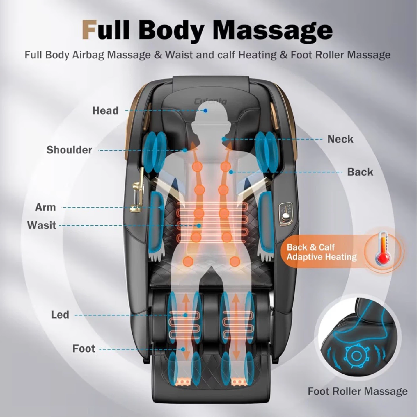 Culanta Massage Chair - Full Body Relaxation - photo 2