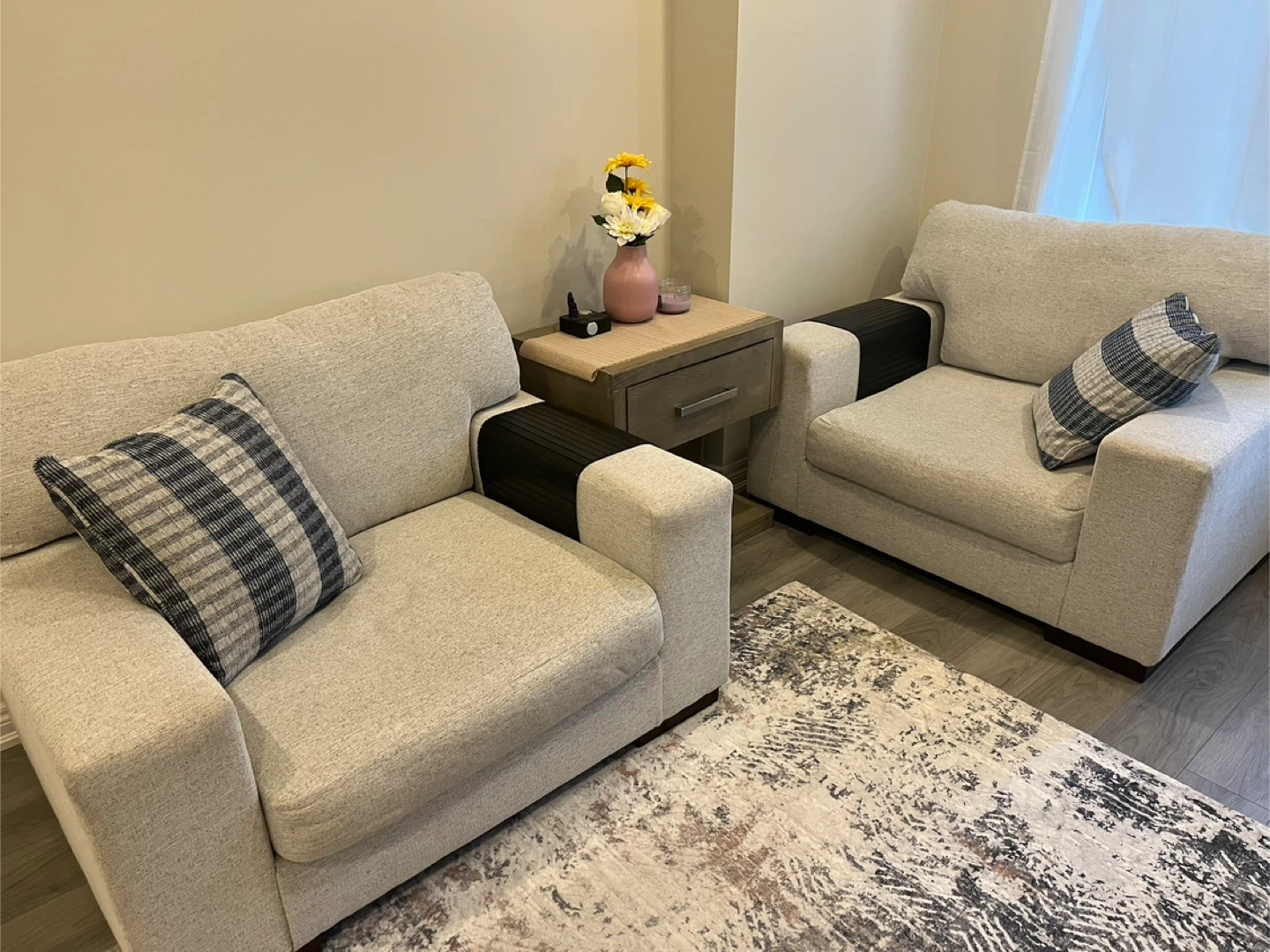 Matching Beige Armchairs - Set of 2 - photo 2