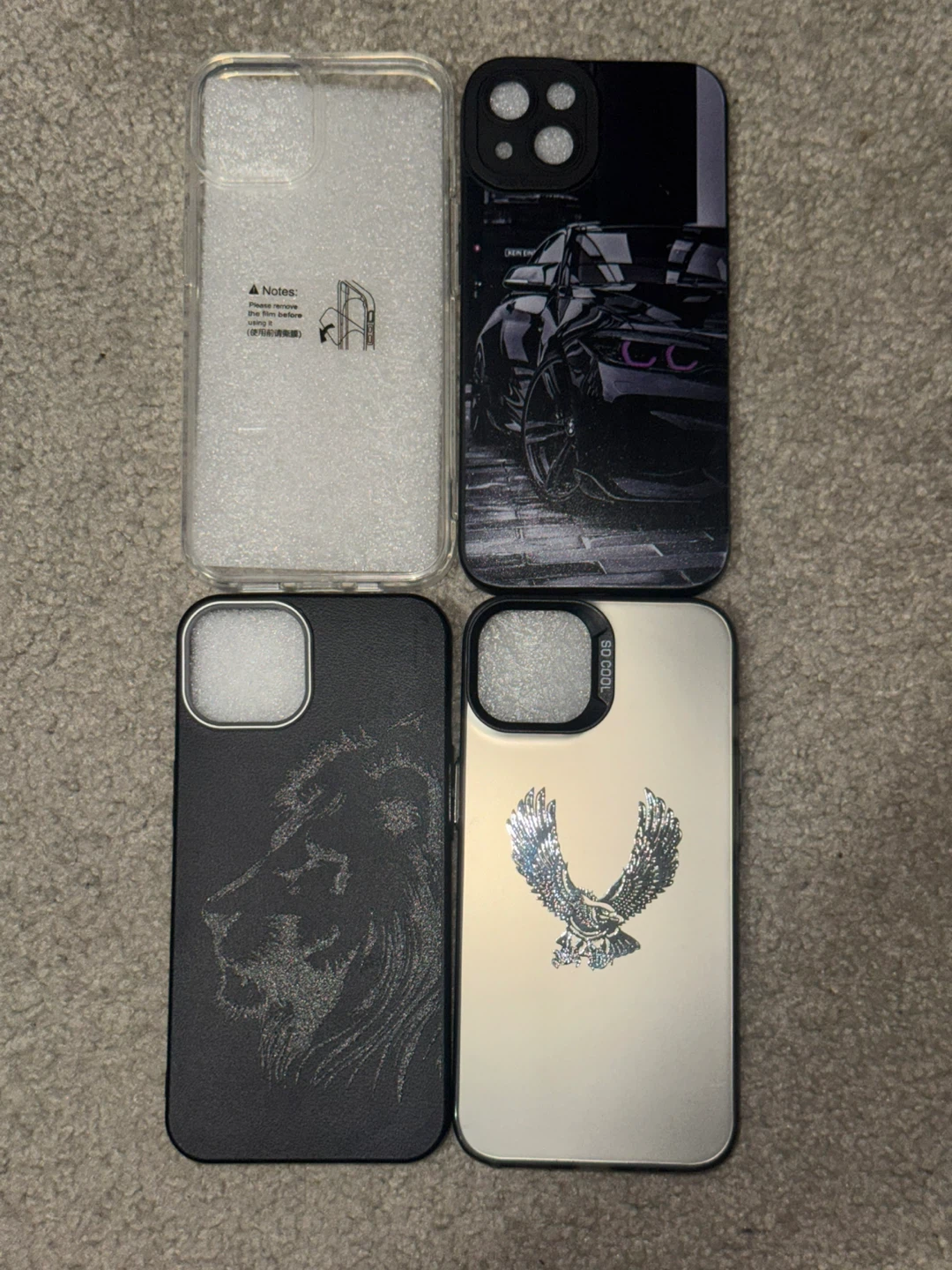 iPhone 13 Cases - Clear, Car, Lion, Eagle