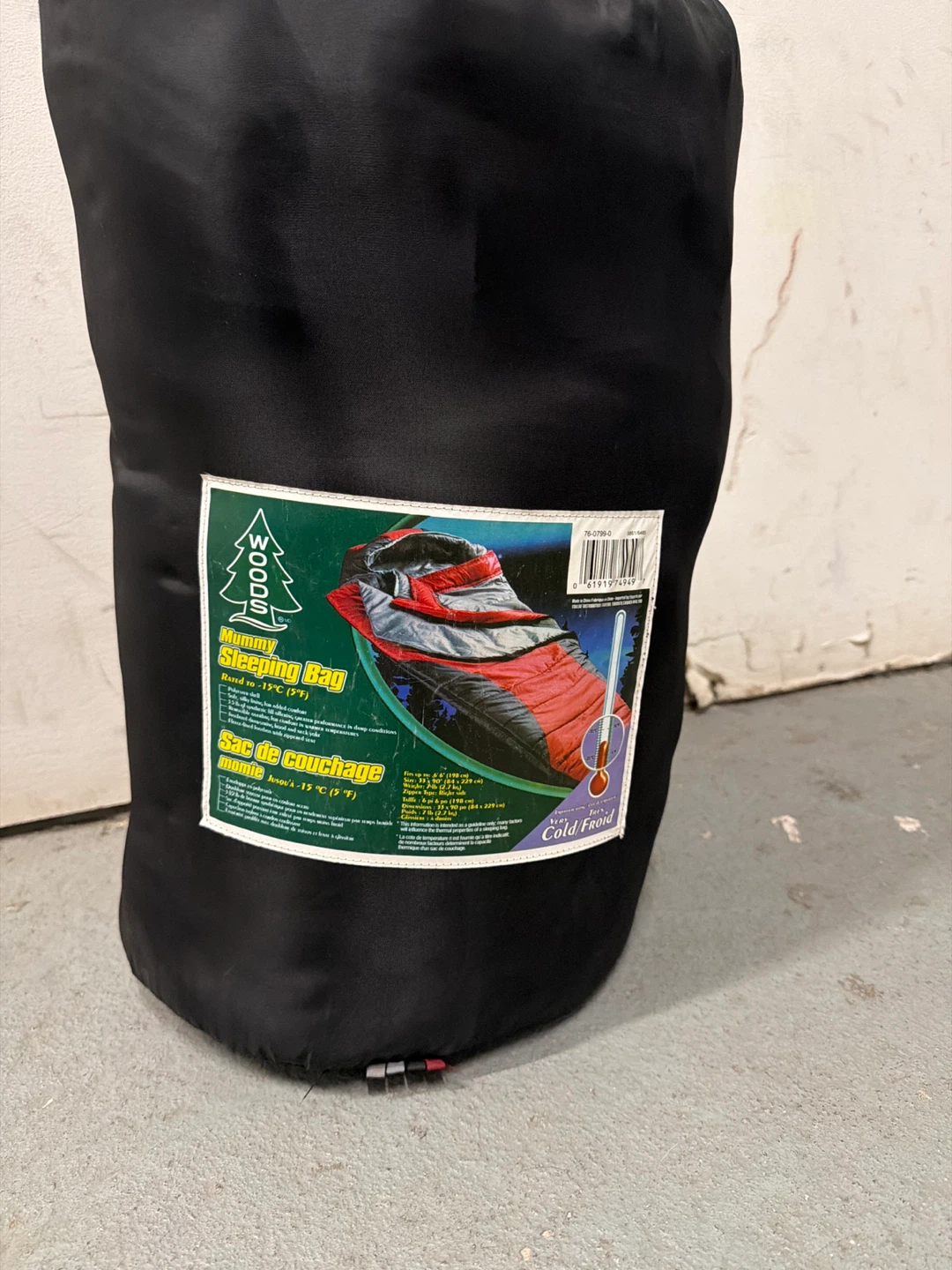 Woods Mummy Sleeping Bag -15°C
