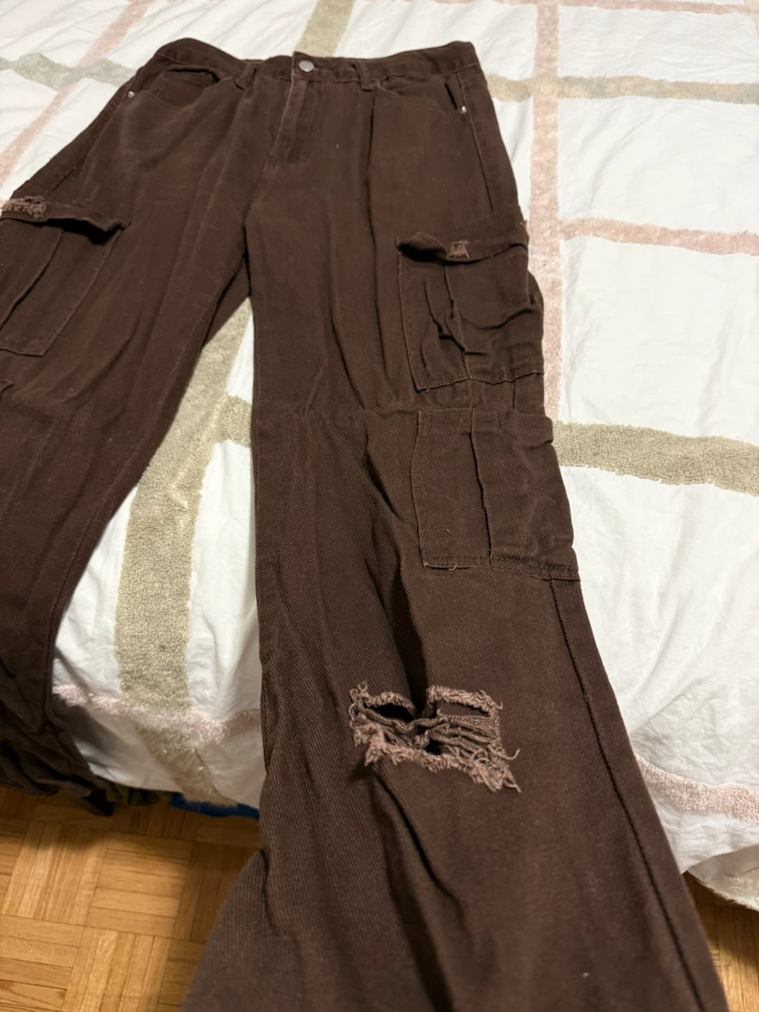 Brown Cargo Pants - Size L - photo 4