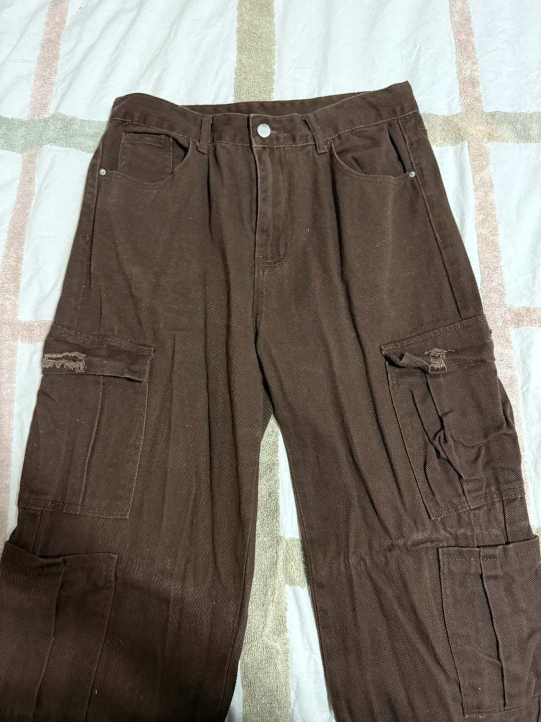 Brown Cargo Pants - Size L - photo 2