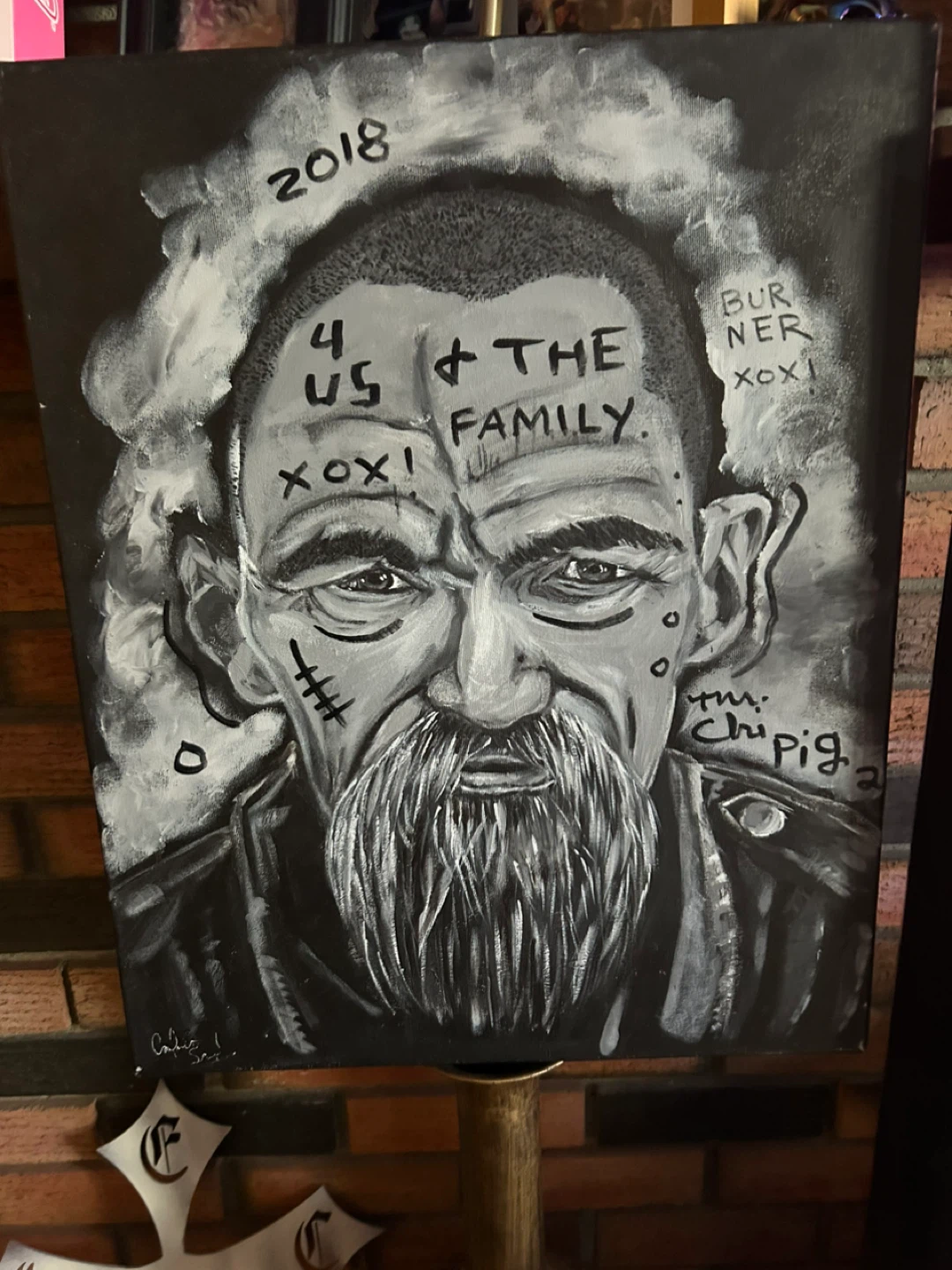 Chi Pig from SNFU painting