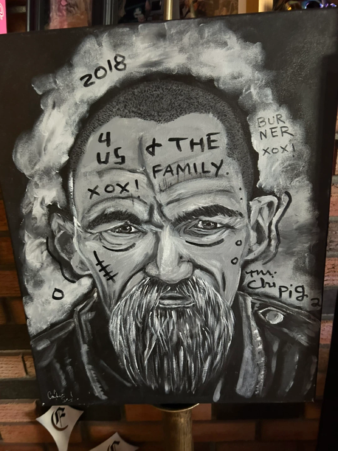 Chi Pig from SNFU painting - photo 3