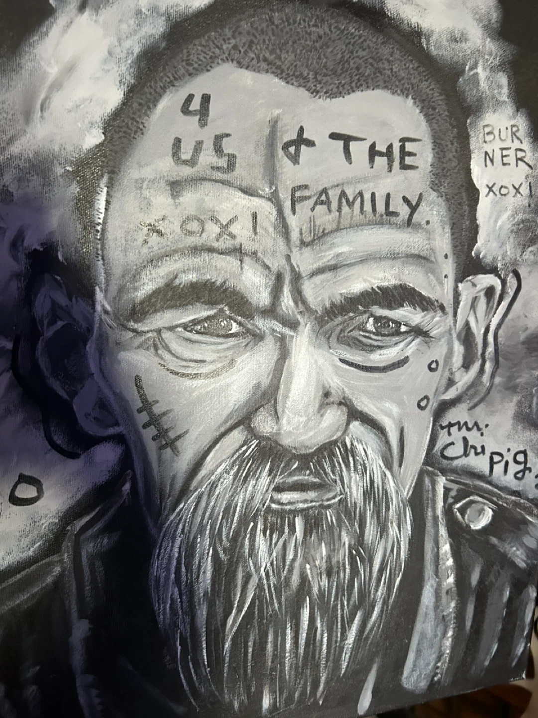 Chi Pig from SNFU painting - photo 2