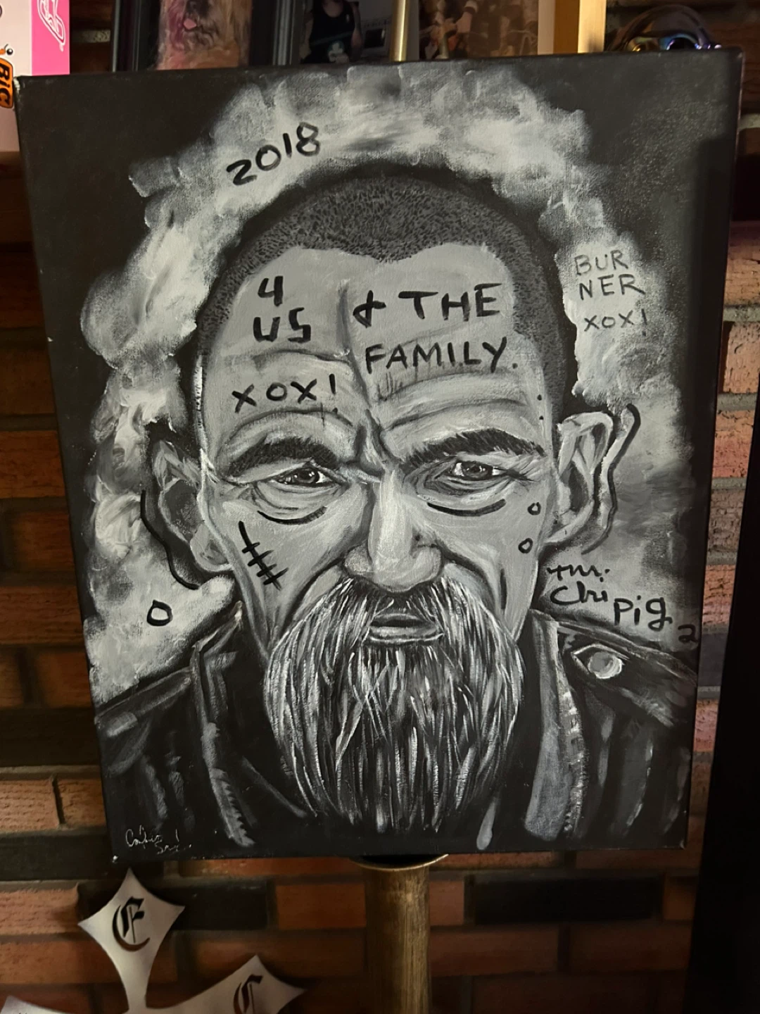 Chi Pig from SNFU painting - photo 4