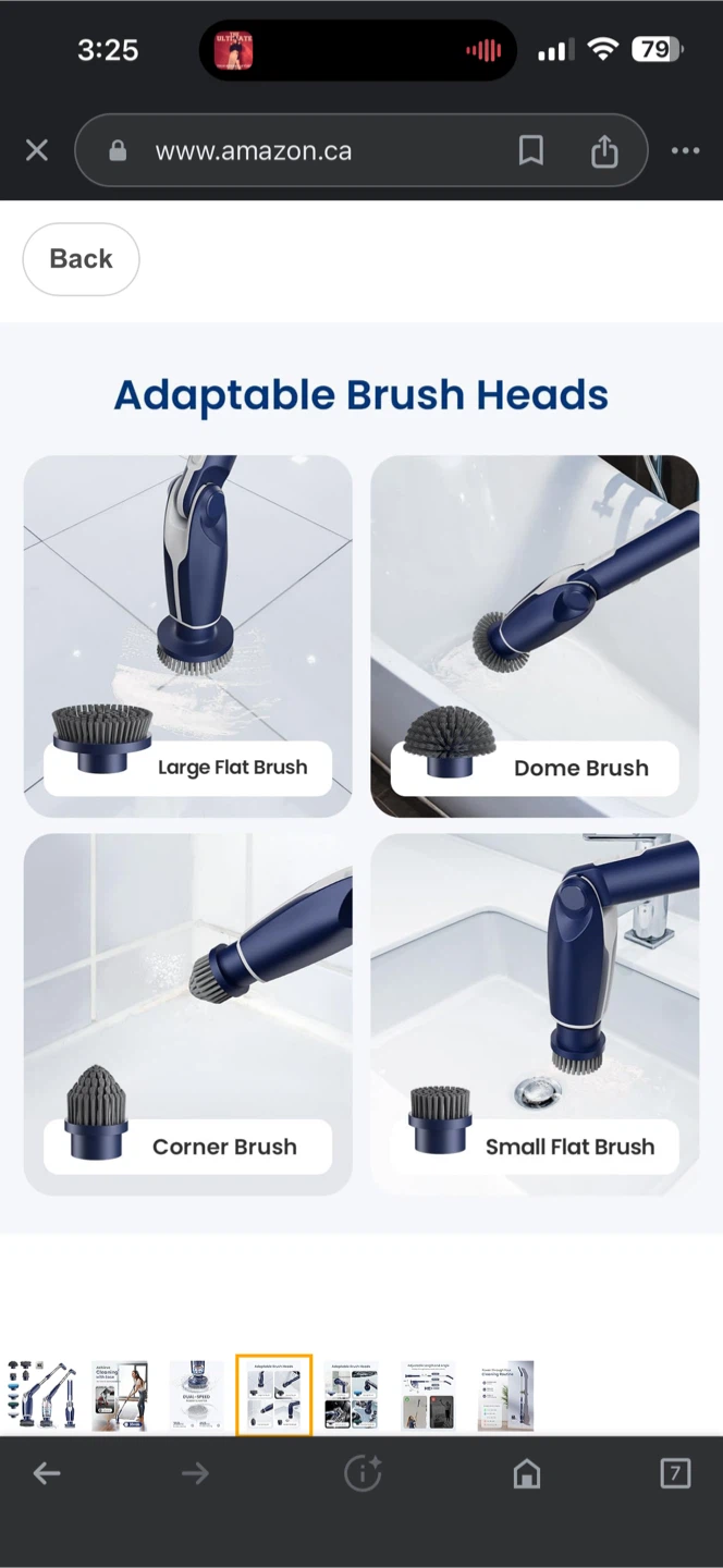 Electric Spin Scrubber with Adjustable Extension Arm - photo 4