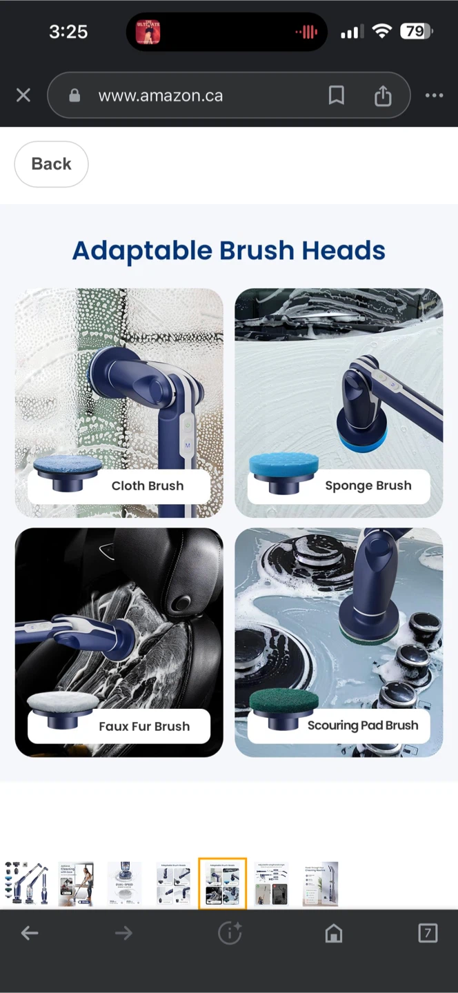 Electric Spin Scrubber with Adjustable Extension Arm - photo 5