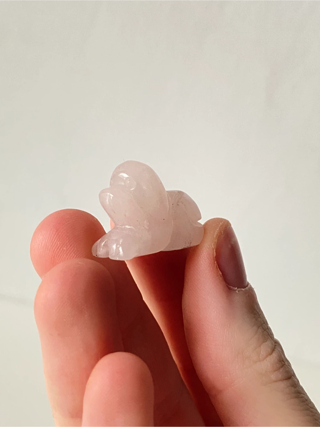 Mini Rose Quartz Dog - photo 3