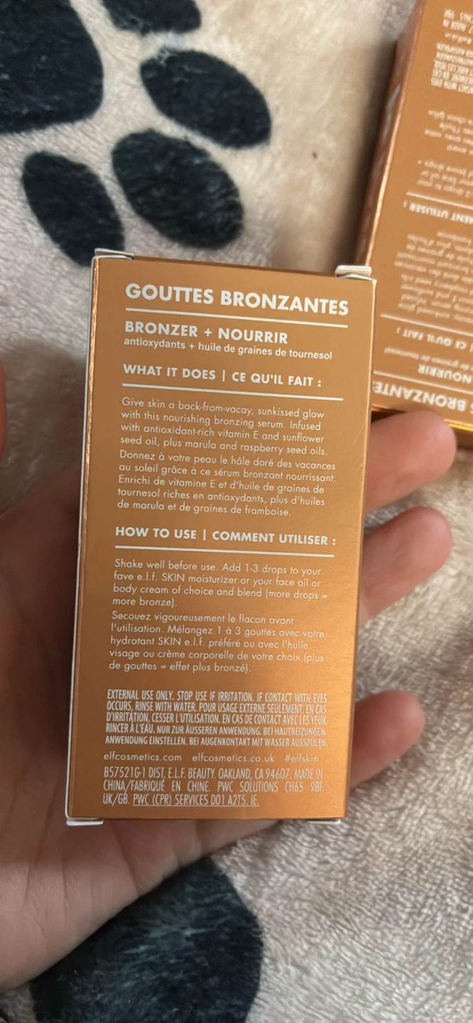 New e.l.f. SKIN Bronzing Drops - Bronze 2 - photo 3