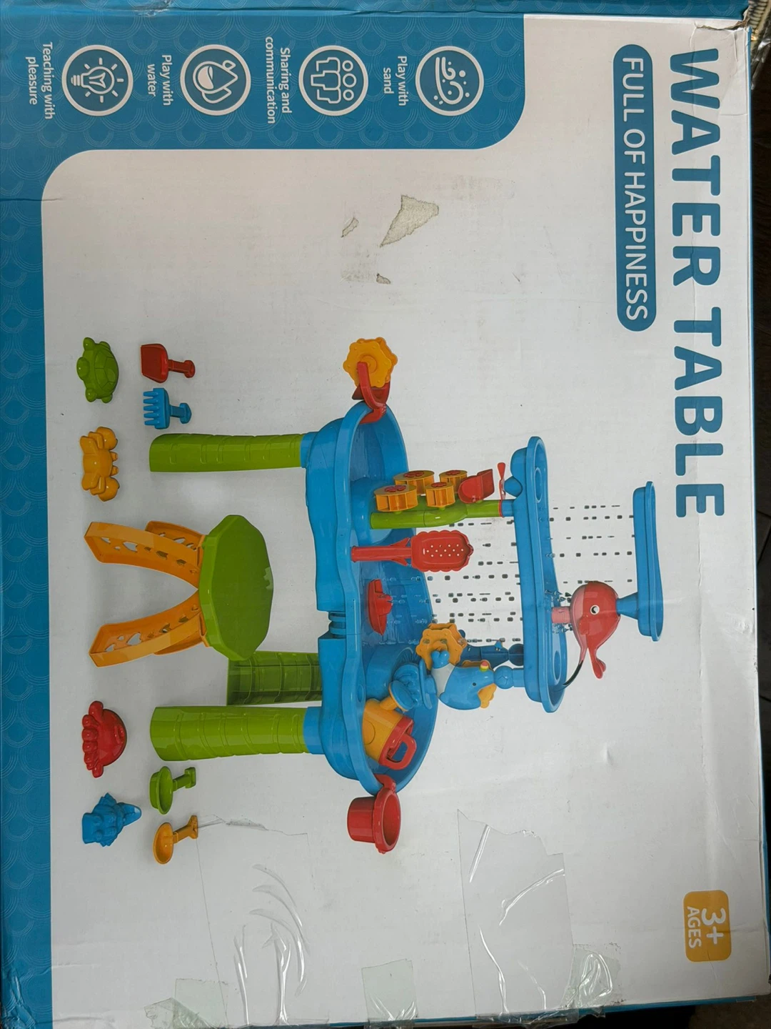 Water Table Full of Happiness, Ages 3+