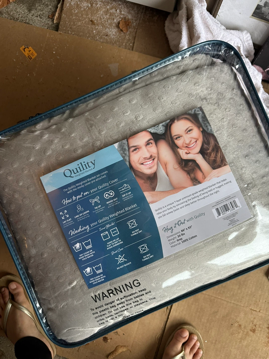Quility Weighted Blanket 86" x 92"