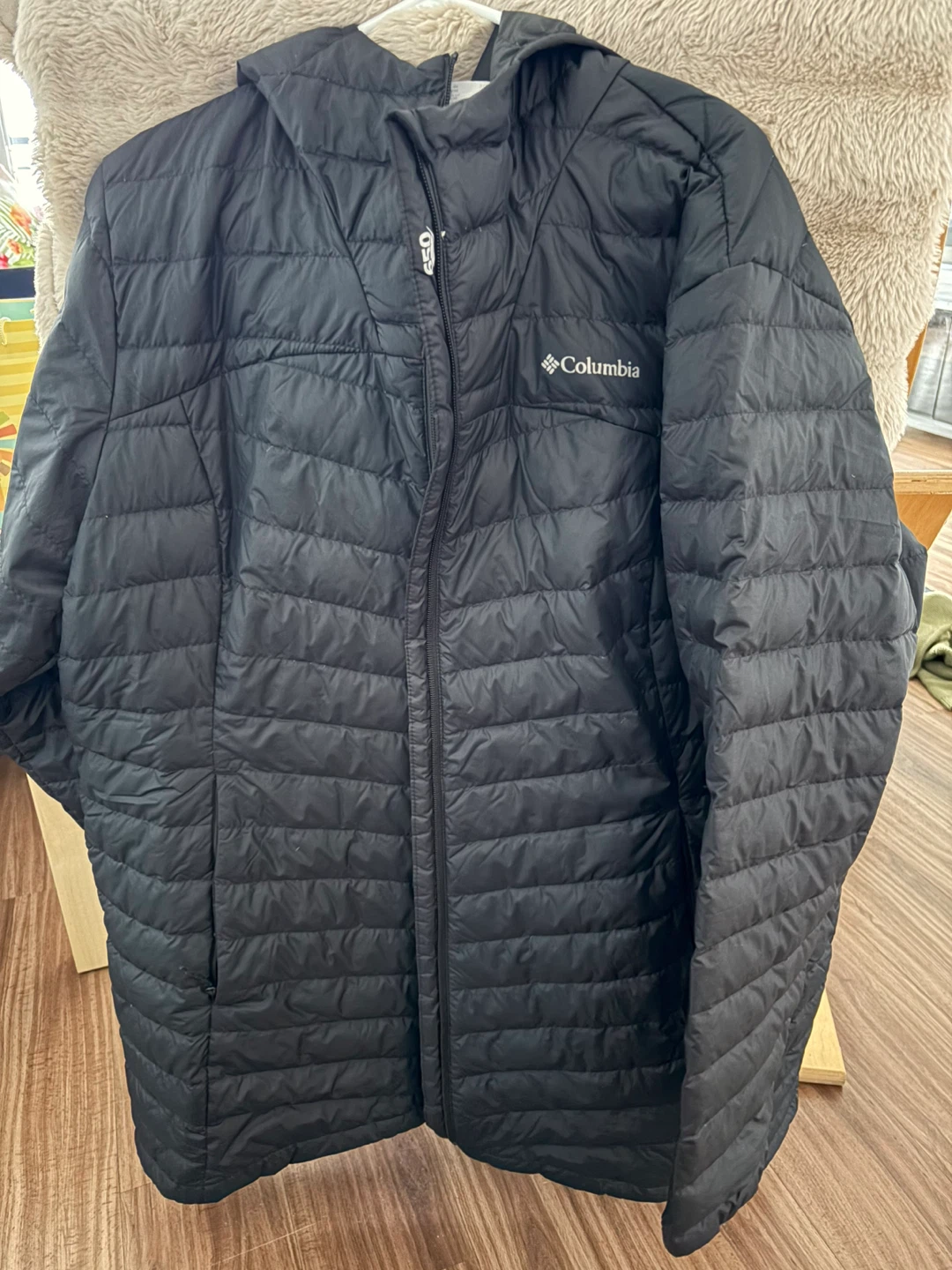 Columbia Women Black Puffer Jacket with hood - photo 2