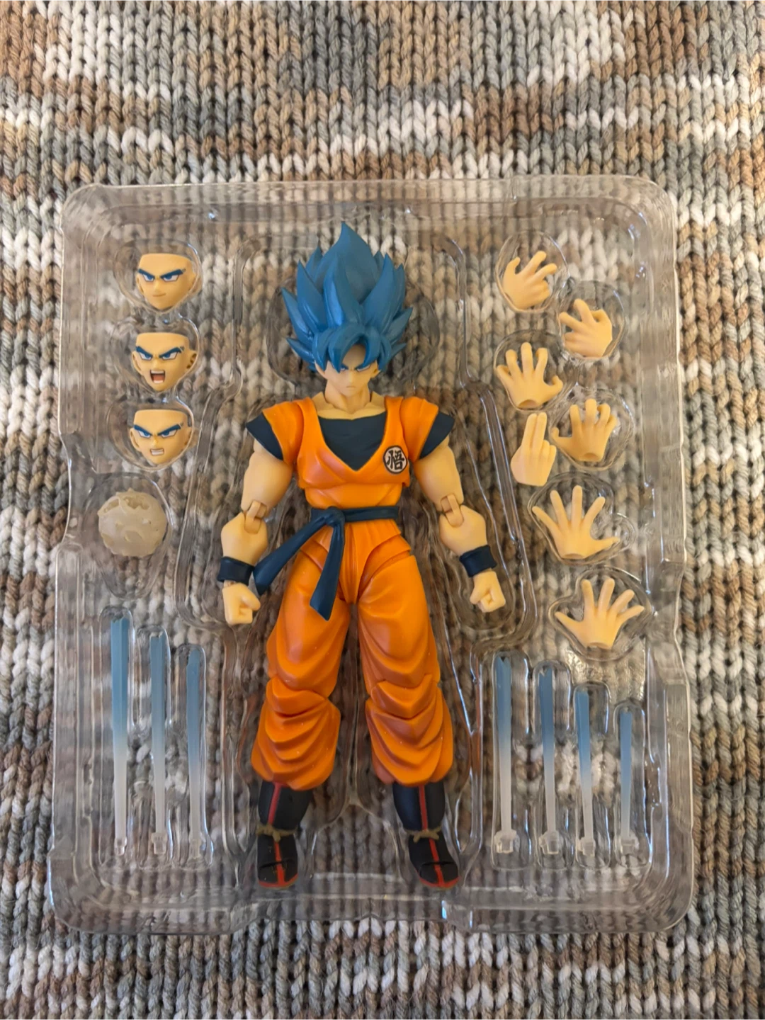 Dragon Ball Super Saiyan God Goku Action Figure