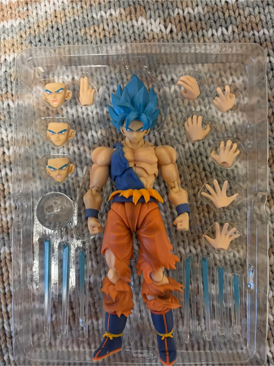 Dragon Ball Z Super Saiyan God Son Goku Figure