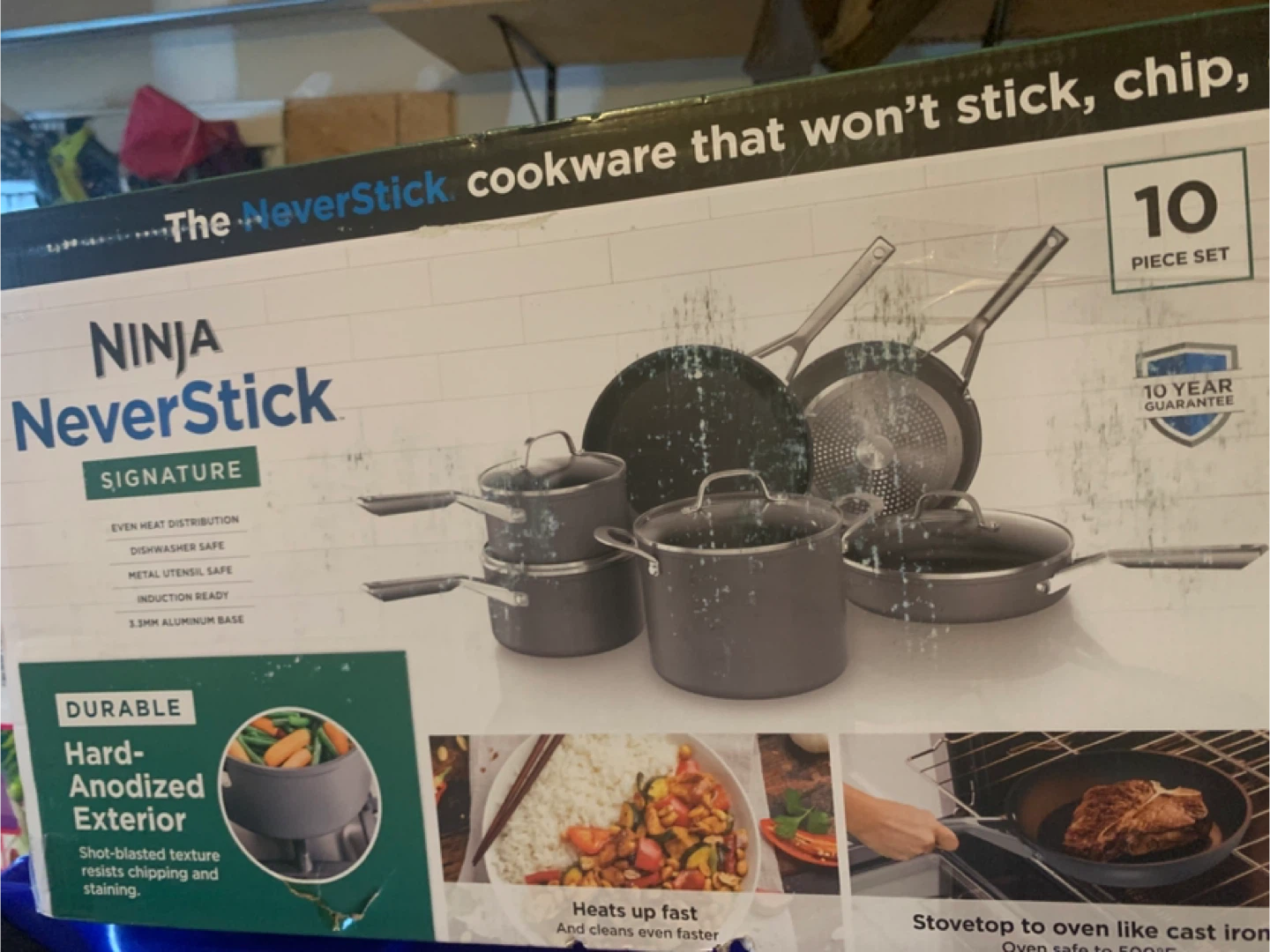 BNIB-Ninja NeverStick Signature 10-Piece Cookware Set - photo 2
