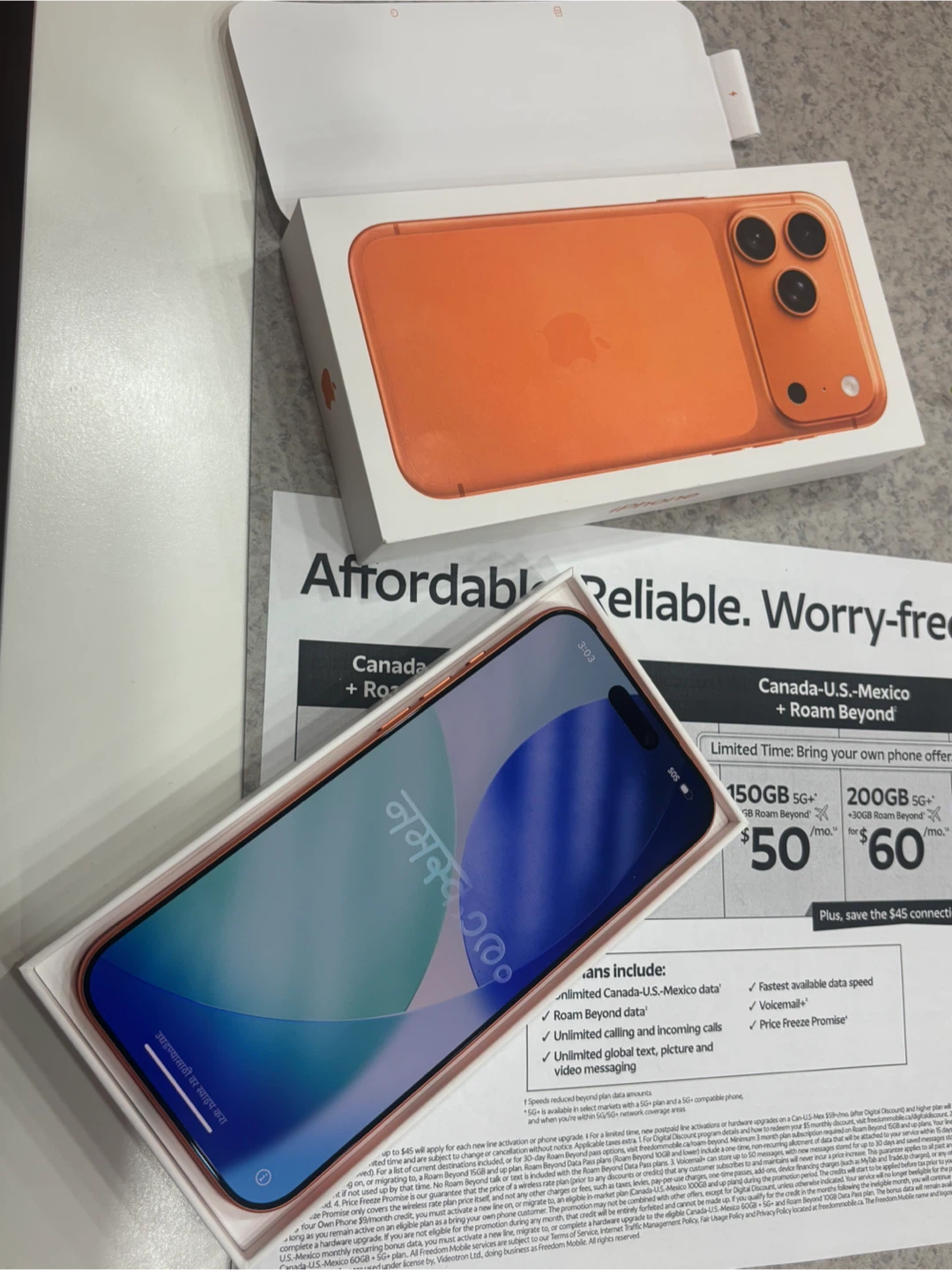 New iPhone 17 Pro Orange - photo 2