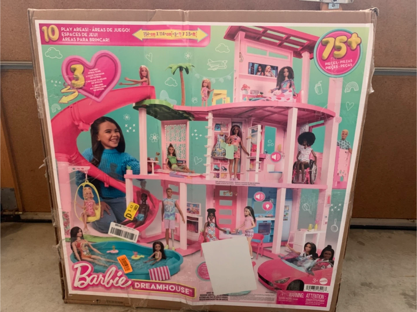 BNIB- Barbie Dreamhouse Playset - 75+ Pieces - photo 2