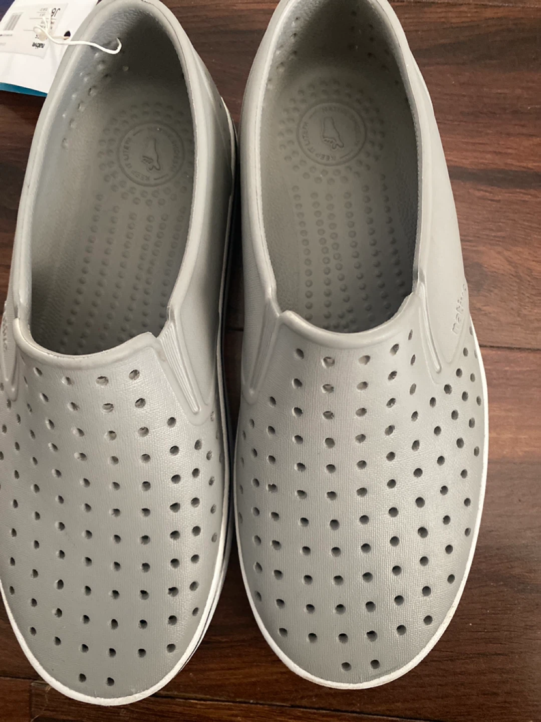 Native Miles Slip-On Shoes, Pigeon Grey, Size M6/W8 - photo 3