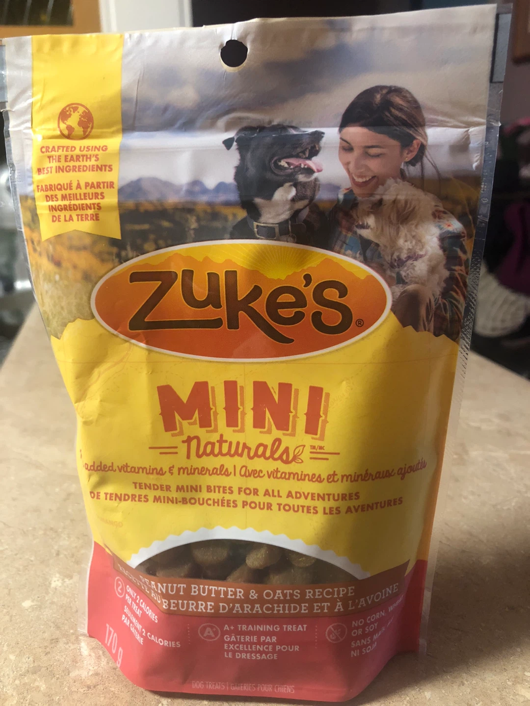 Zuke’s peanut butter & oat dog treats 🧡